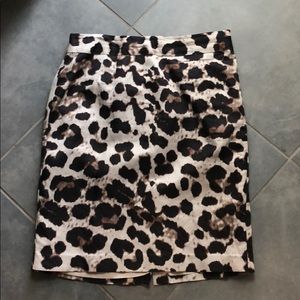 Animal Print Pencil Skirt from Banana Republic